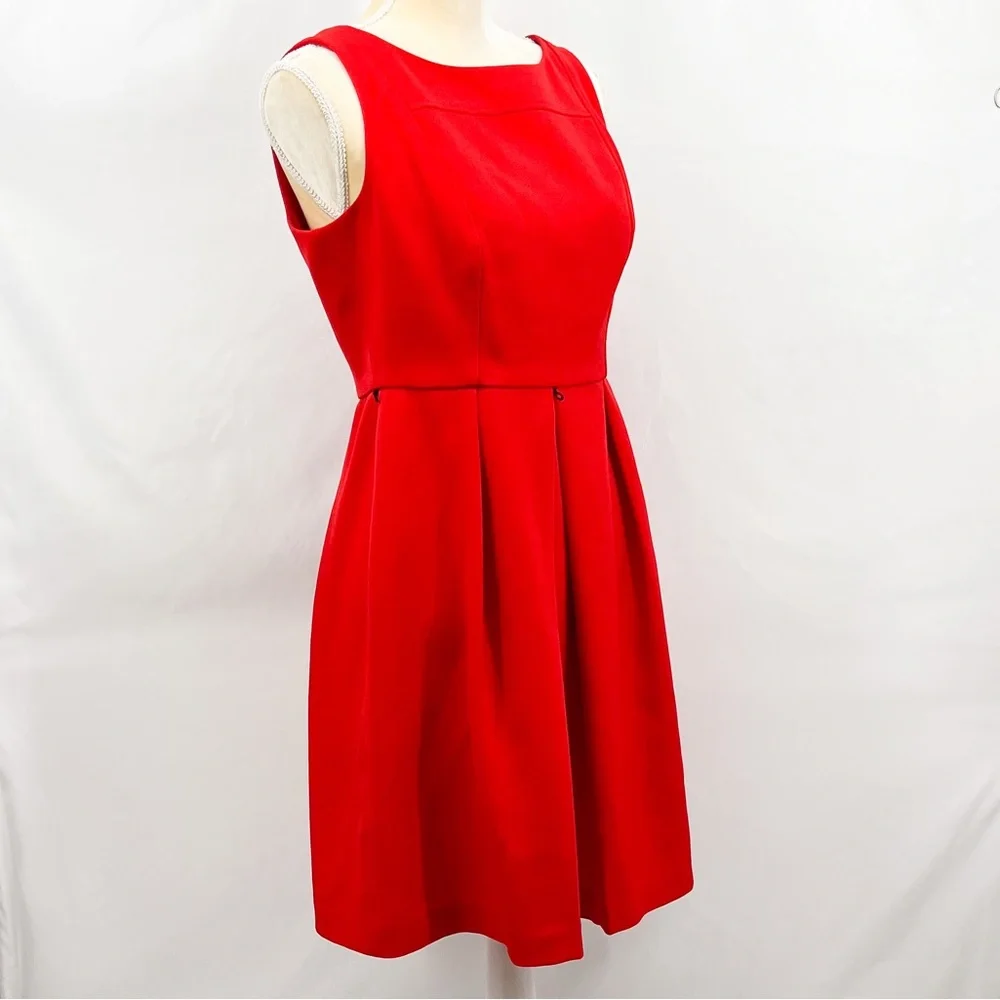 Adrianna Papell A Line Pleated Dress - Picture 2 of 10